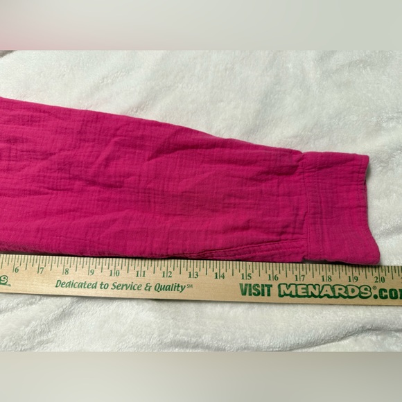 J. Crew Vibrant Pink Shirt Size Large 100% Cotton - Picture 6 of 8